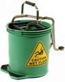 16L Pro Mop Roller Mop Bucket Green