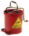16L Pro Mop Roller Mop Bucket Red