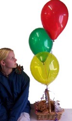Three Latex Balloons
