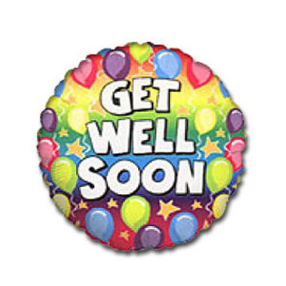 Get well soon balloon