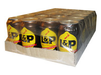 L and P 24 X 355ML CANS SOFT DRINK