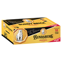 BUNDABERG and COLA CANS 18 PACK BRICK 375ML CANS