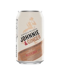 JOHNNIE WALKER RED and GINGER CAN 24 x 375ML