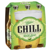 MILLER CHILL  6 PACK STUBBIES