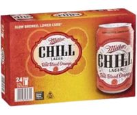MILLER CHILL WITH REAL BLOOD ORANGE  STB CARTON 24 STBS