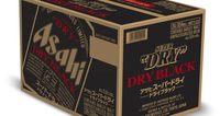 ASAHI SUPER DRY BLACK 18  x 330ML STUBBIES CARTON