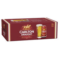 CARLTON DRAUGHT CANS CARTON 24 X CANS