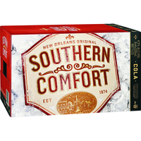 SOUTHERN COMFORT and COLA 24 x 330ML STUBBIES