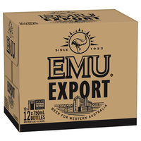 EMU EXPORT BOTTLE 750ML CARTON