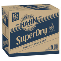 HAHN SUPER DRY 12 x 700ml CARTON