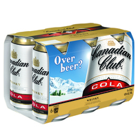 CANADIAN CLUB and COLA 6 x 375ML CANS