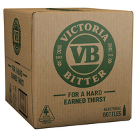 VICTORIA BITTER BOTTLE 12 x 750ml CARTON