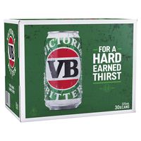 VICTORIA BITTER CANS BLOCKS 30 CANS