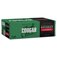 COUGAR and COLA CAN 24 x 375ML CANS