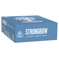 STRONGBOW LOWER CARB APPLE CIDER 30 PACKS CANS 375ML