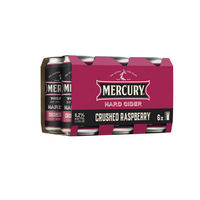 MERCURY HARD CRUSHED RASPBERRY 8.2% 6 x 375ML CANS