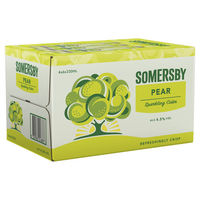 SOMERSBY PEAR 24 x 330ML STUBBIES