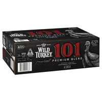 WILD TURKEY 101 and COLA 6.5% 24 x 375ML CANS