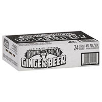 BROOKVALE UNION GINGER BEER 24 x 330ML CANS CARTON