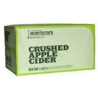 MONTEITH CRUSHED APPLE CIDER 24 x 330ML STUBBIES