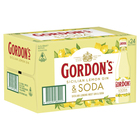GORDONS SICILIAN LEMON, GIN and SODA 24 x 330ML STUBBIES