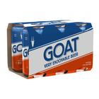 MOUNTAIN GOAT, GOAT LAGER 4.2% 6 PACK CANS 375ML