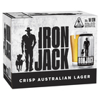 IRON JACK 3.5% LAGER 30 x 375ml CANS CARTON