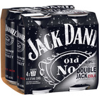 JACK DANIEL'S 6.9% DOUBLE JACK and COLA 4 x 375ML CANS