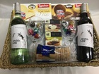 FIFTH LEG RED and WHITE 2 X WINE GIFT BASKET WITH 2 GLASS'S
