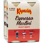 KAHLUA ESPRESSO MARTINI 4 x 200ML CANS