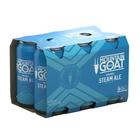 MOUNTAIN GOAT ORGANIC STEAM ALE 4.5% 6 PACK x CANS 375ML