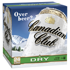 CANADIAN CLUB and DRY 24 X 375ML CUBE