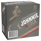 JOHNNIE WALKER RED and COLA  24 X 375ML CANS