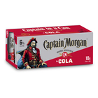 CAPTAIN MORGAN SPICED 6% and COLA 10 x 330ML CANS
