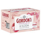 GORDONS PINK GIN and SODA 24 x 330ML STUBBIES