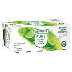 SMIRNOFF PURE LIME and SODA 10 PACKS 330ML CANS