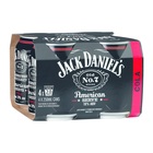 JACK DANIEL'S 10% AMERICAN SERVE and COLA 4 x 250ML CANS