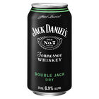 JACK DANIEL'S 6.9% DOUBLE JACK and DRY CARTON 24 x 375ML CANS