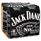 JACK DANIEL'S 6.9% DOUBLE JACK and DRY 4 x 375ML CANS