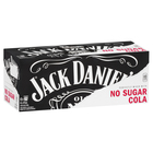 JACK DANIEL'S and COLA NO SUGAR 10 PACK CANS 375ML