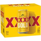 XXXX GOLD CANS BLOCK 30 CANS