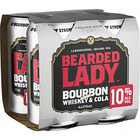 BEARDED LADY  and COLA 10% 4 x 375ML CANS