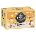 4 PINES INDIAN SUMMER ALE STUBBIES CARTON 24 x 330ML STBS