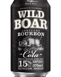 WILD BOAR BOURBON and COLA 15% 375ML SINGLE CAN