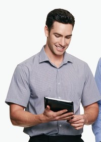 'AP Business' Mens Toorak Short Sleeve Shirt