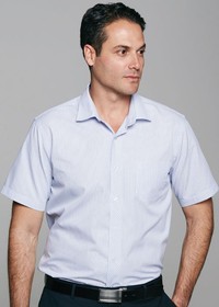 'AP Business' Mens Bayview Short Sleeve Shirt
