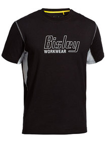 'Bisley Workwear'  Flex and Move Short Sleeve Contrast T-Shirt