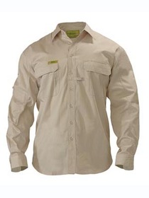 'Bisley Workwear' Mens Insect Protection Fishing Shirt
