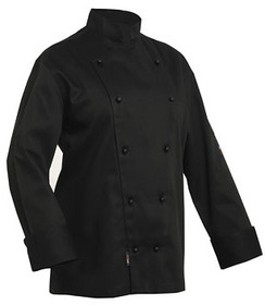 'Pro Chef' Black Long Sleeve Chef Jacket
