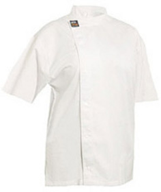 'Pro Chef' White Short Sleeve Tunic Top